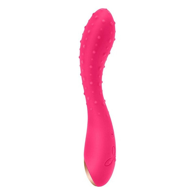 S Pleasures Slender Vibrator - Pink | 8 Levels & Patterns, Soft Finish, Rechargeable, G-Spot Stimulation